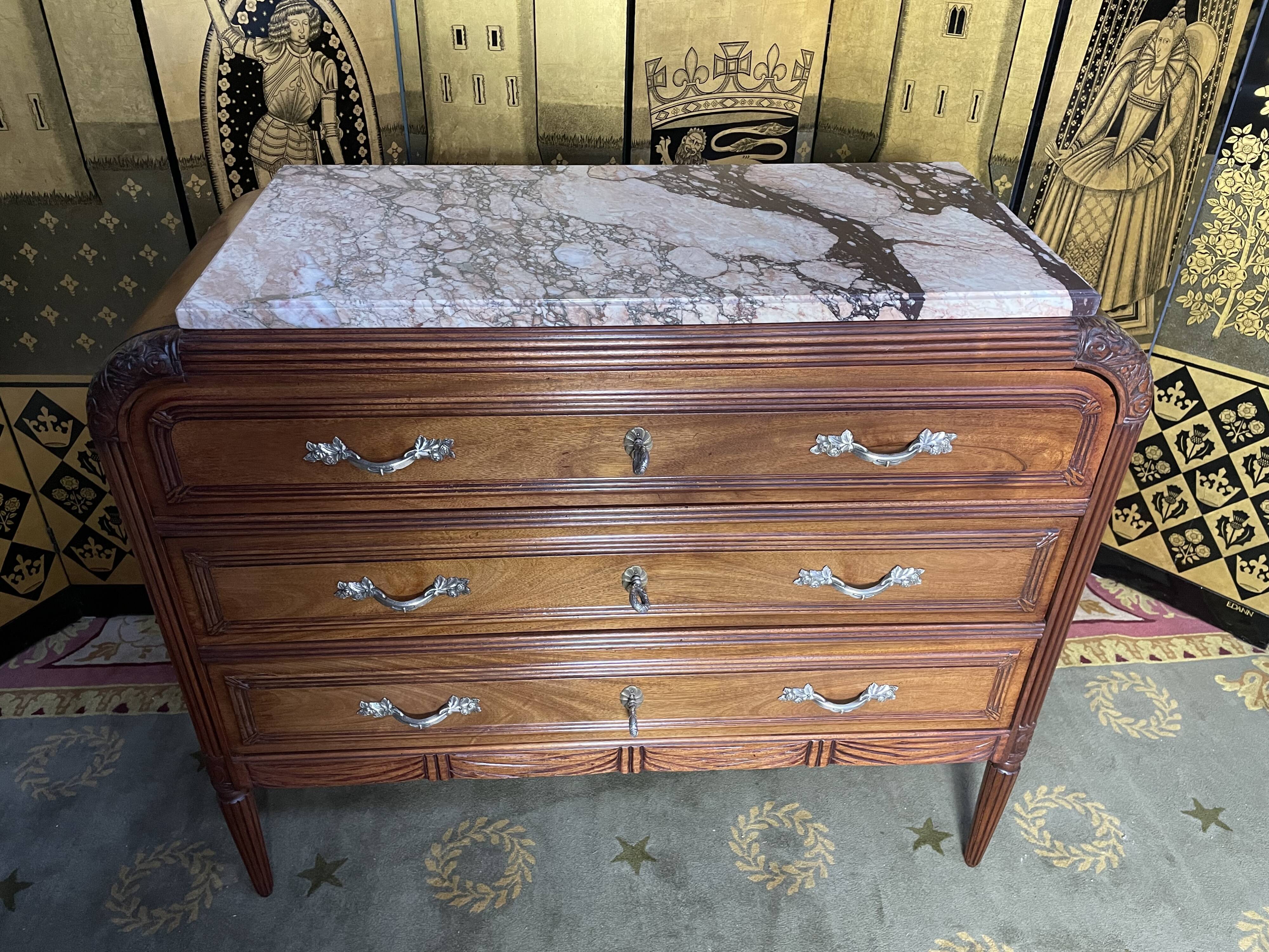 Restored Art Deco chest of drawers