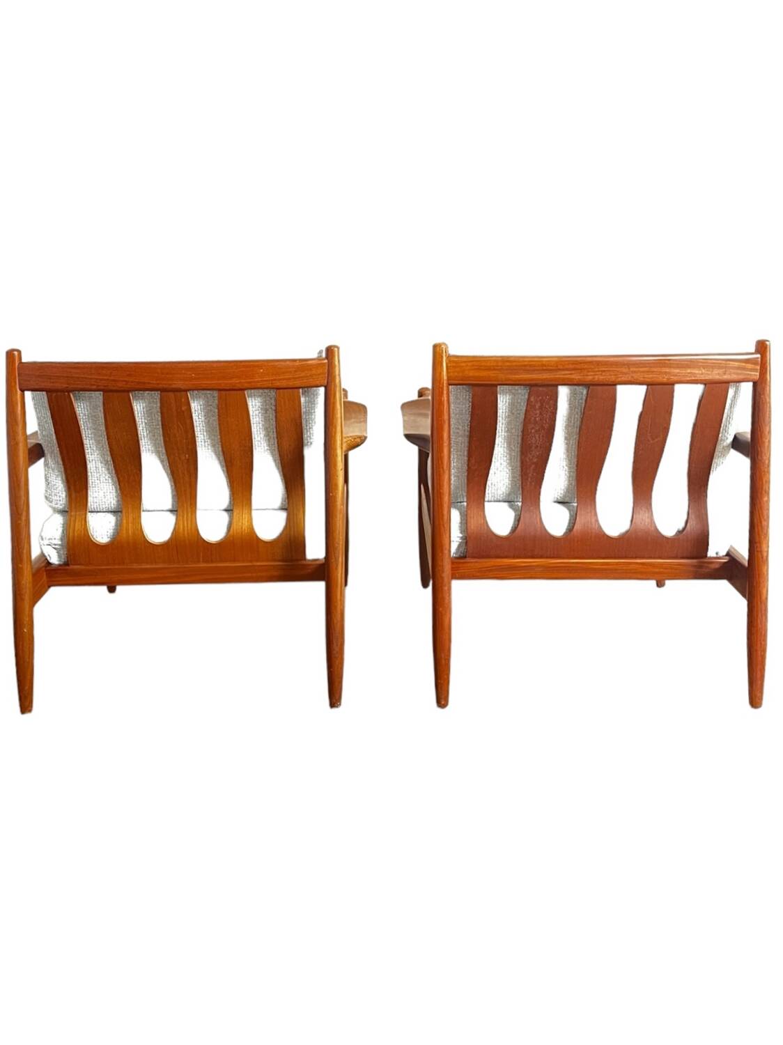 Zwei Teakholz Sessel