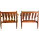 Chaise Zwei Teakholz
