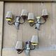 Vintage ceramic wall lights