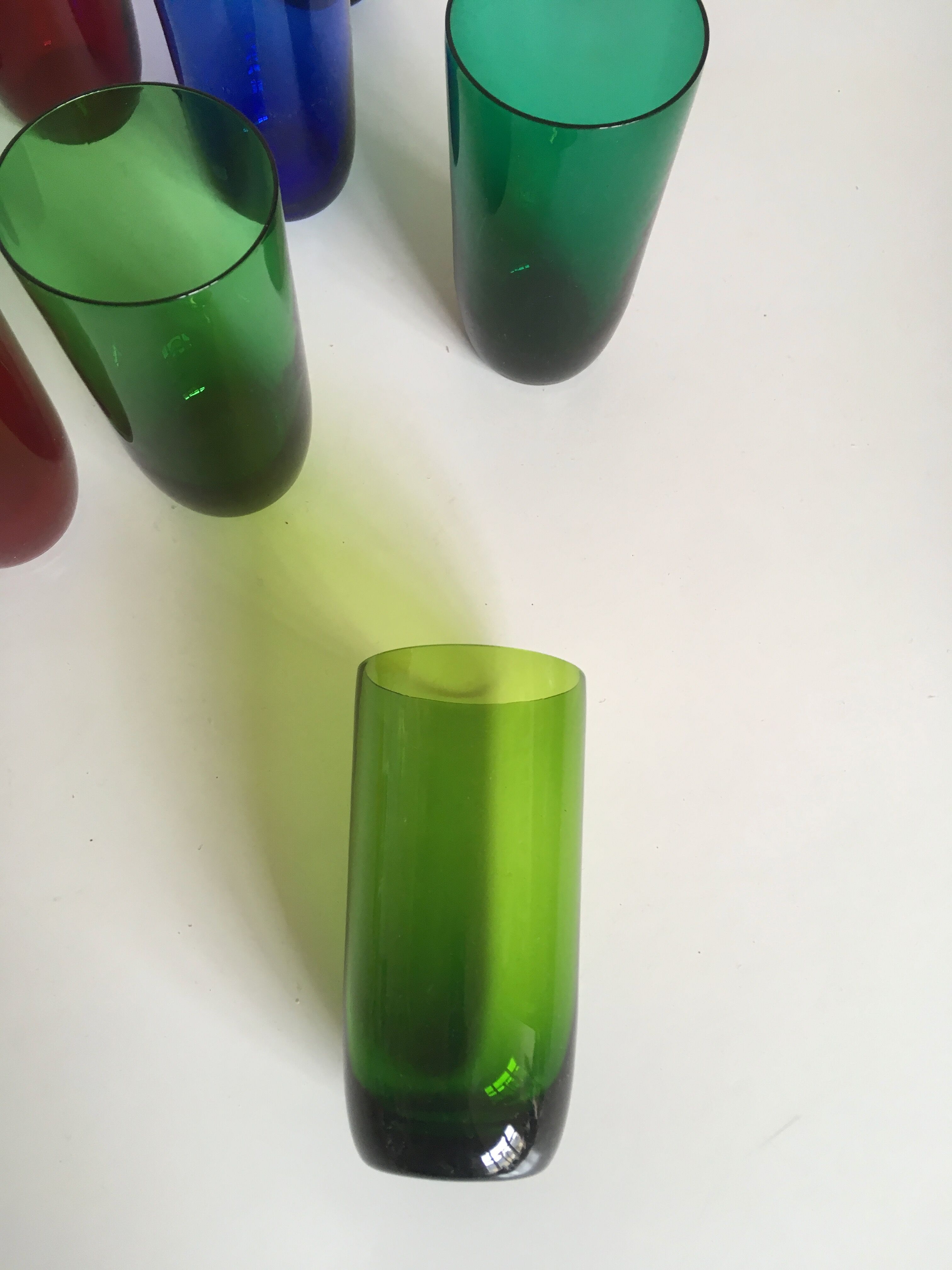 Set of 12 glasses cups 1960