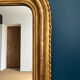 Louis-Philippe mirror gilded with gold leaf antique mirror