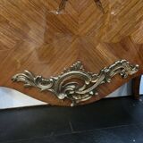 Louis XV style curved chest of drawers in marquetry
