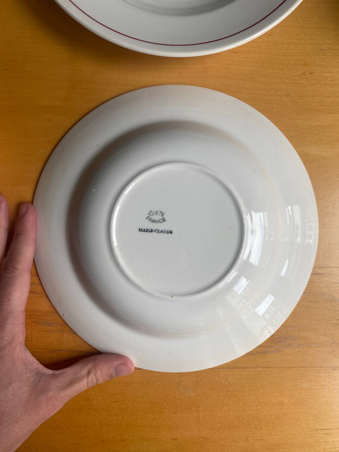 Gien - 6 Marie Claude series plates