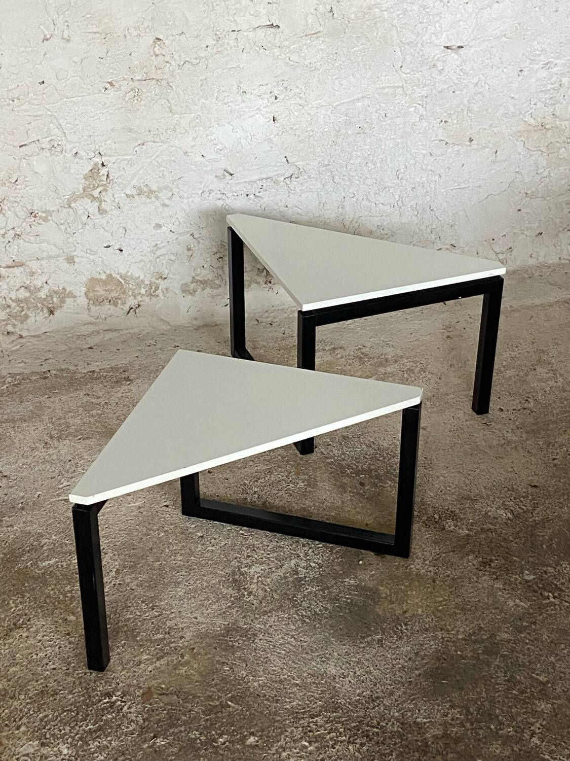 Paire de tables basses d’appoint, bouts de canapé