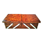 Storage box for sewing, jewellery... in Thuya burl.