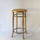 Bar stool curved wood by KOHN 1910, not Thonet