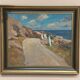 Original Swedish Oil on Canvas – “The Way” by Aksel G Knůdsen – Signed, Vintage & Framed – 52 x 45 cm (24" x 20")