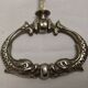 Old furniture handle drawer door fish dolphin pendant