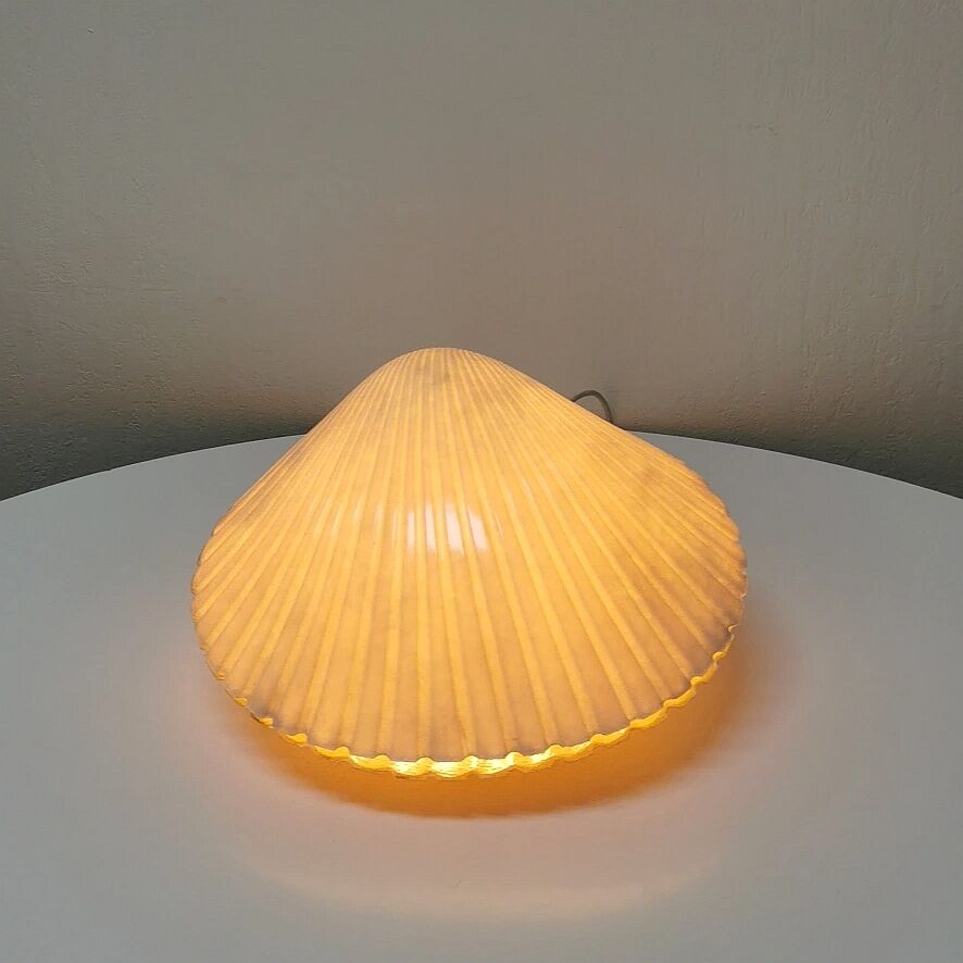 Shell lamp by Michèle Mahé, Diffusion Disderot, Roche Bobois distribution 1970