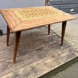 Rope and oak coffee table 1960