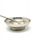 Art Deco salt shaker, nickel-plated brass, Krupp-Berndorf, Germany, 1930s