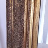 Miroir ancien bois doré style Napoléon lll