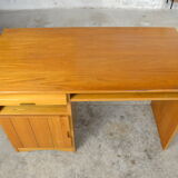Bureau vintage en orme 1980