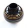 Gold and platinum art deco vase