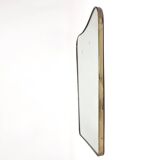 Large Italian mirror from the 50s, 71x57 cm.