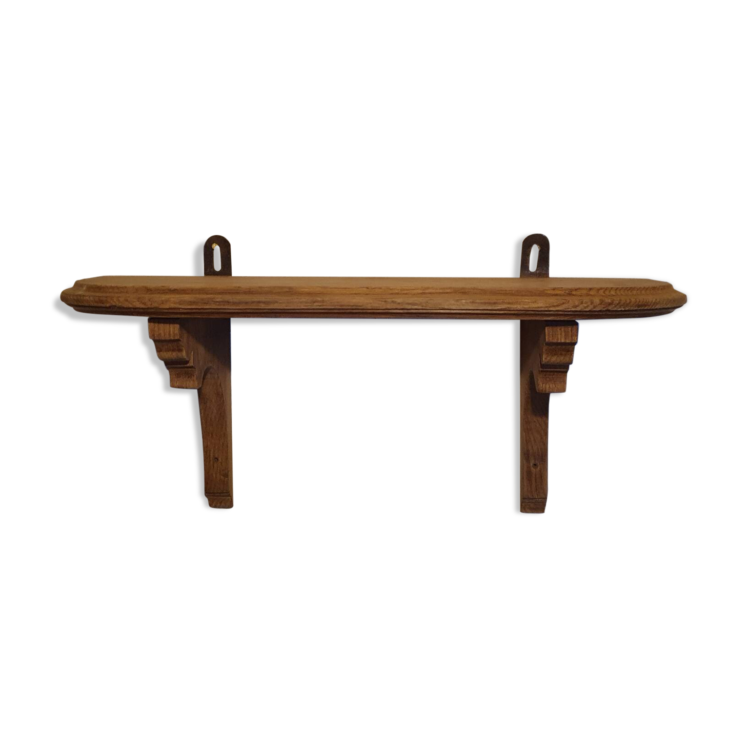 Wooden wall shelf