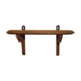 Wooden wall shelf