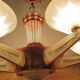 Chandelier Art Deco Petitot glassware ezan