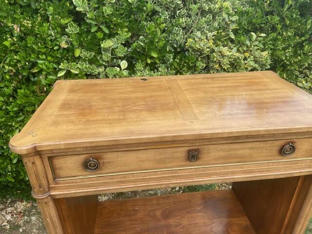 Secretary with a Walnut Drop Leaf