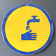Wash your hands vintage european industrial enamel signs decoration