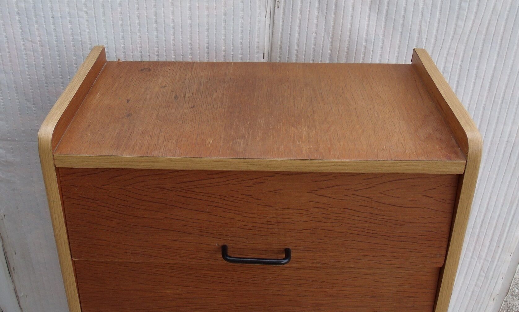 Vintage chiffonnier 1950 feet compass