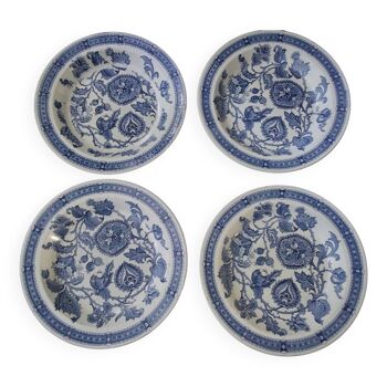 4 Ridgway Staffordshire Hollow Plates Jacobean Model