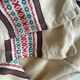Nappe et 12 serviettes de style basque monogrammées MB
