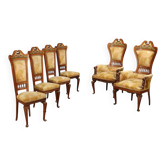 Chaises et fauteuils Art nouveau Italie XIX Century