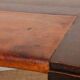 Art Deco desk in oak and leather from the 1930s