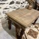 Petite table basse bois pieds tournés