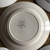 Digoin Sarreguemines dessert plates