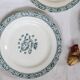Flat plates 3, Terre de fer, Francis I motif, Salins, France