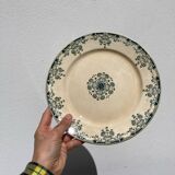 4 iron earth plates Mignon Sarreguemines