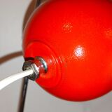 Lampe à poser vintage 1980 eyes ball red