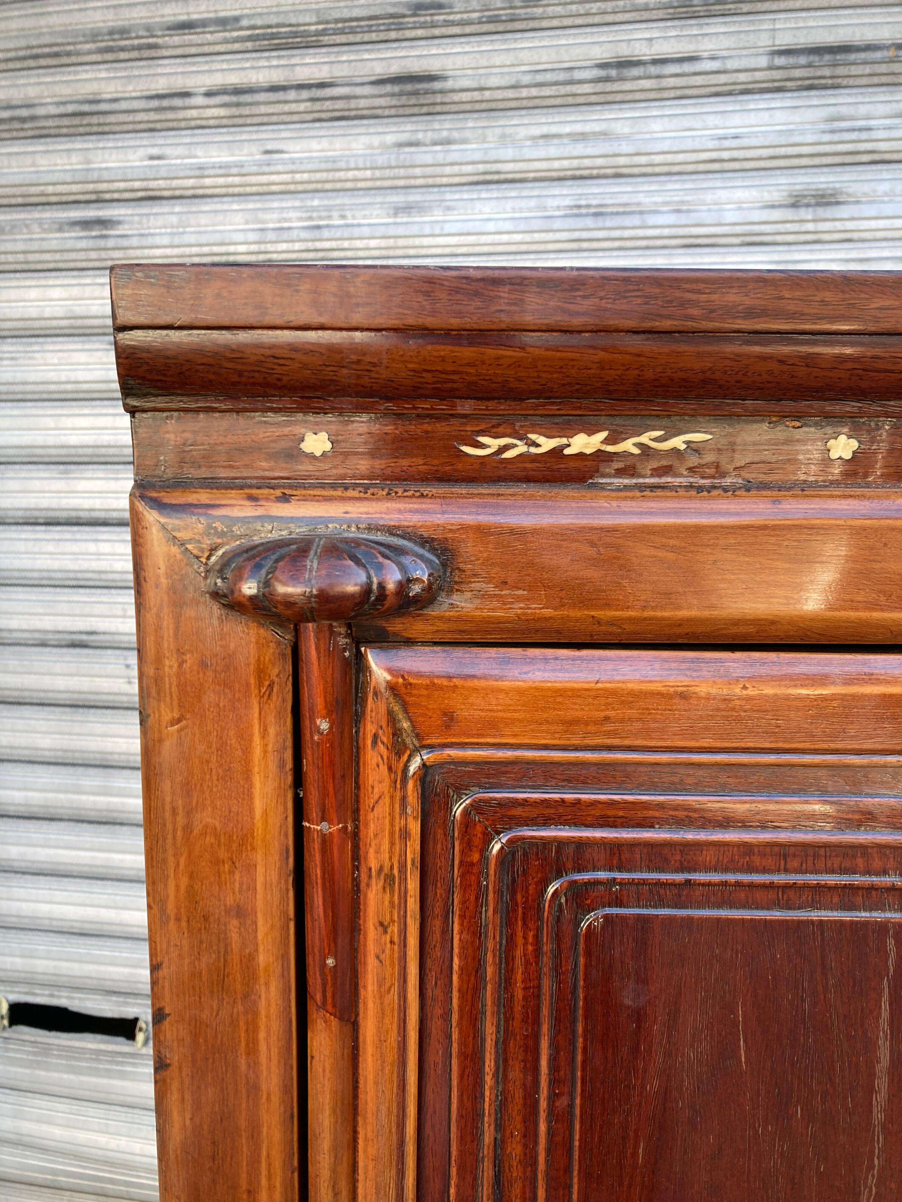 Old Chinese furniture with ivory inlay