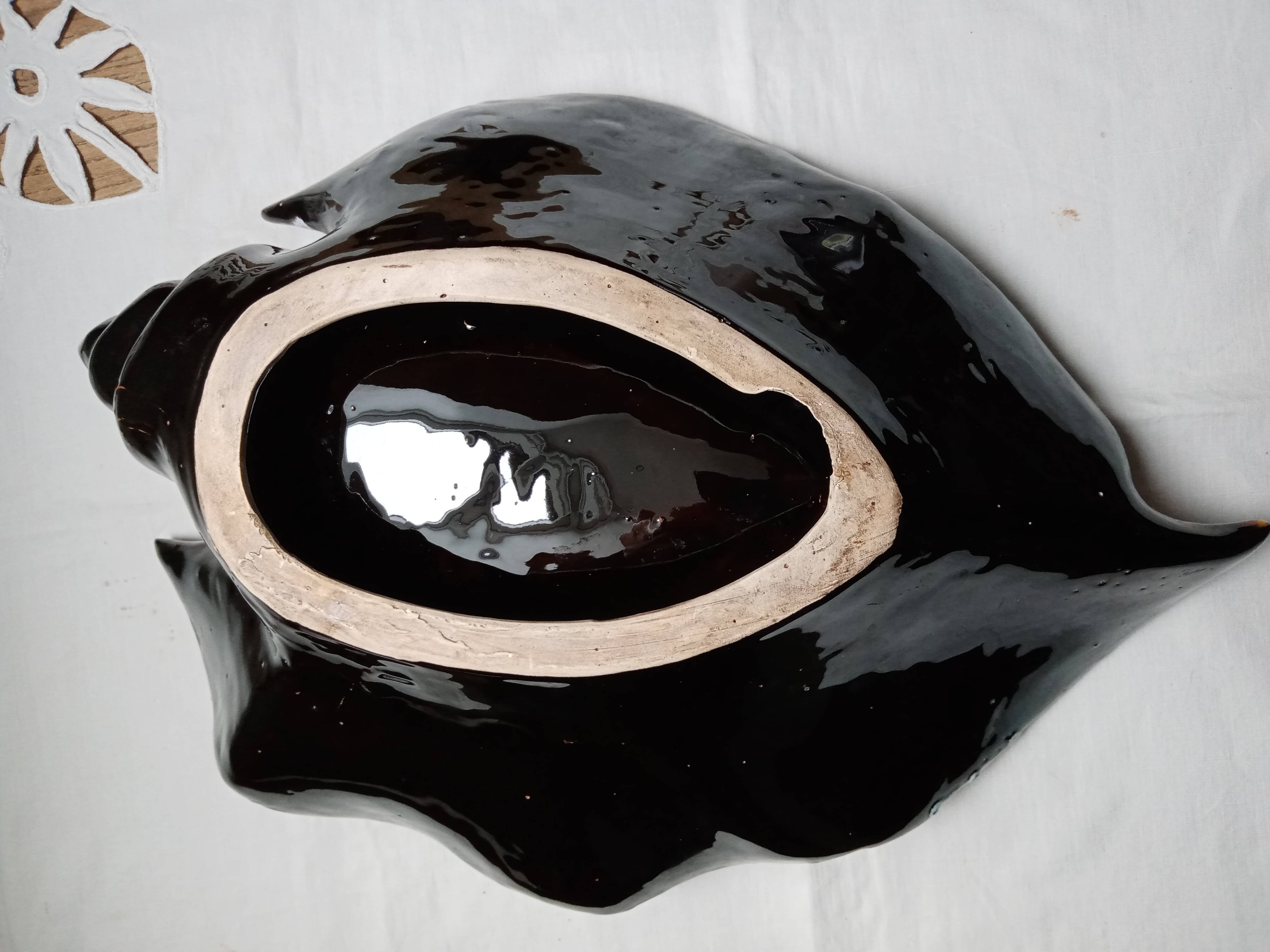 Large shell-shaped dish 1950s - 1960s