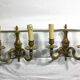 Pair of sconces Bronze 2 Lights
