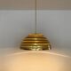 Brass Dome Pendant Lamp by Vereinigte Werkstätten