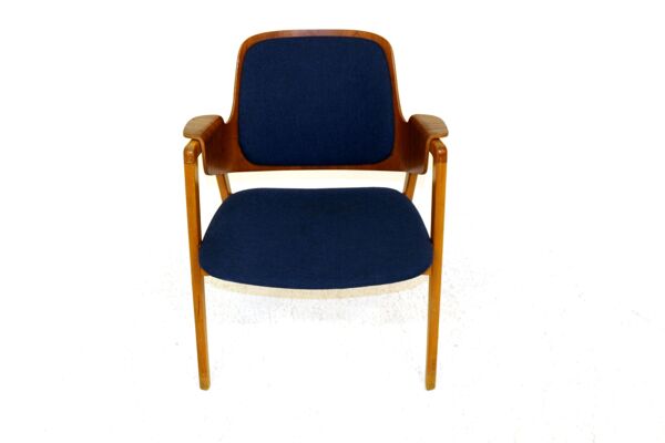 fauteuil en teck, Gärsnäs, Suède, 1960