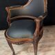 Louis XV armchair in Couillard style, from the 19th century.