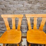 Series of 6 bistrot chairs year 1970