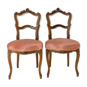 Paire de chaises rocaille