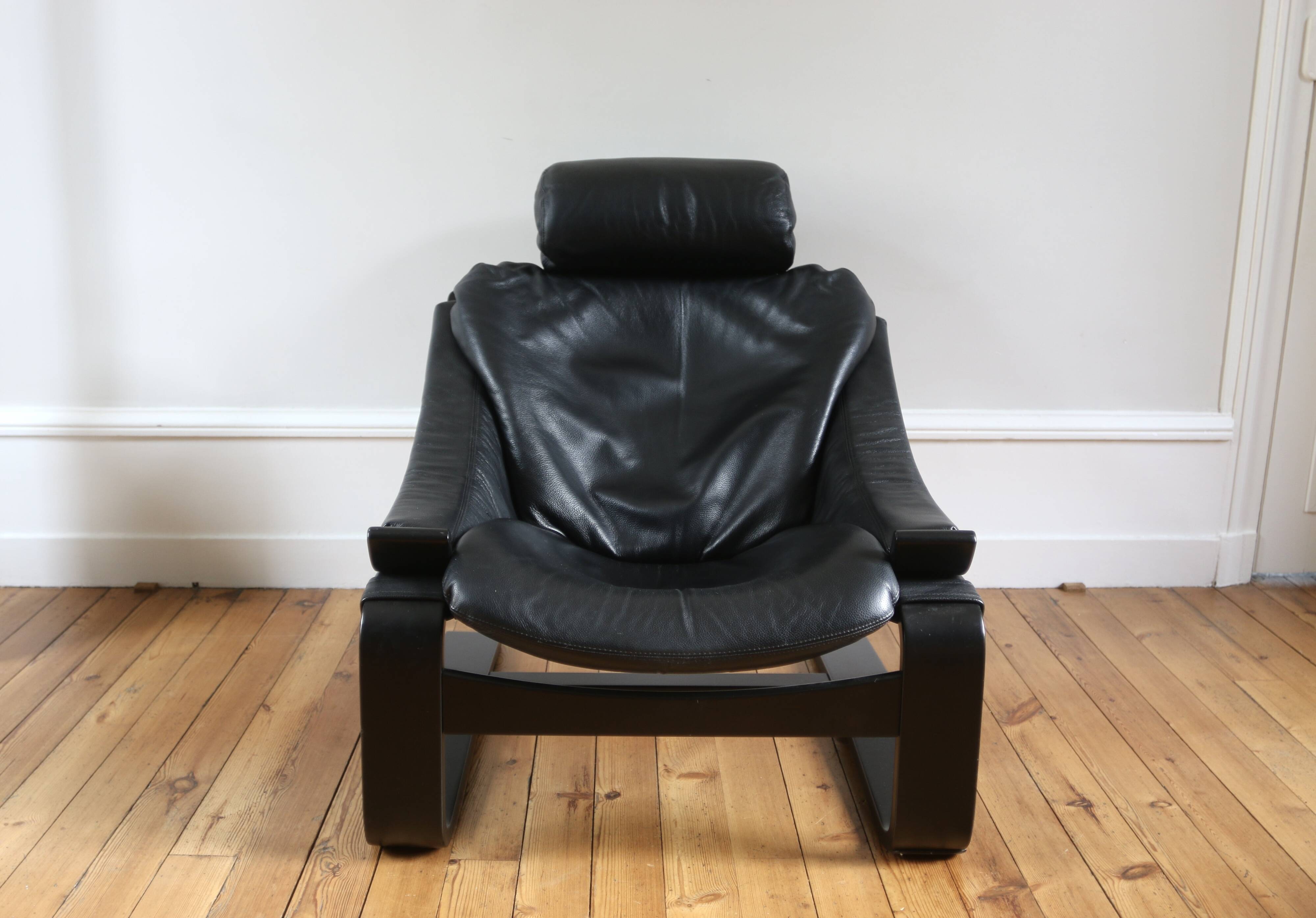 Scandinavian armchair Ake Frybiter Kroken Roche Bobois