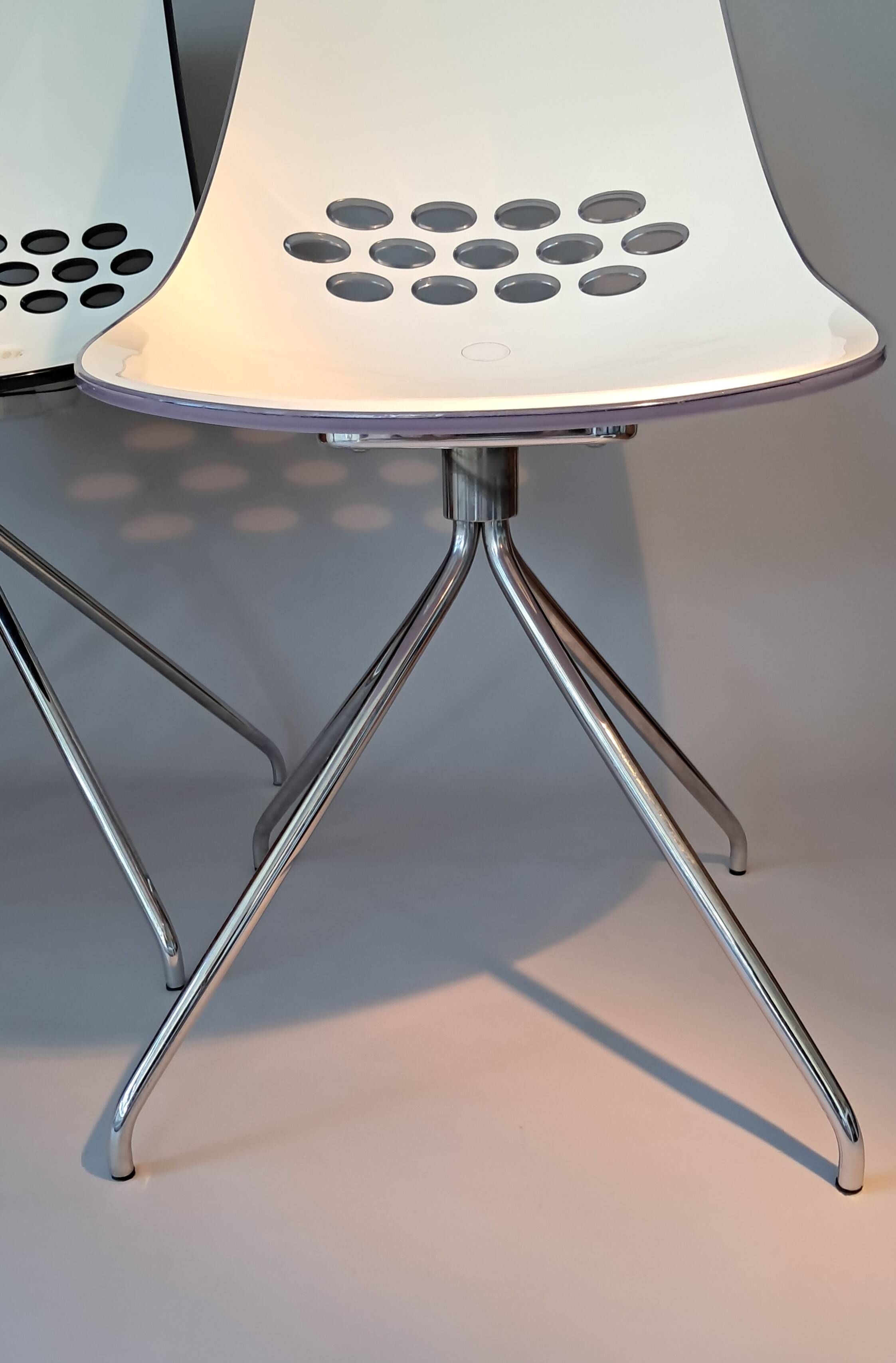 Paire de chaises Calligaris modèle Jam, made in Italy