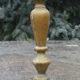 Pair of bronze candlesticks period 17th - high time