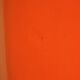 Armchair "space age" foam and orange jersey. Circa 1970