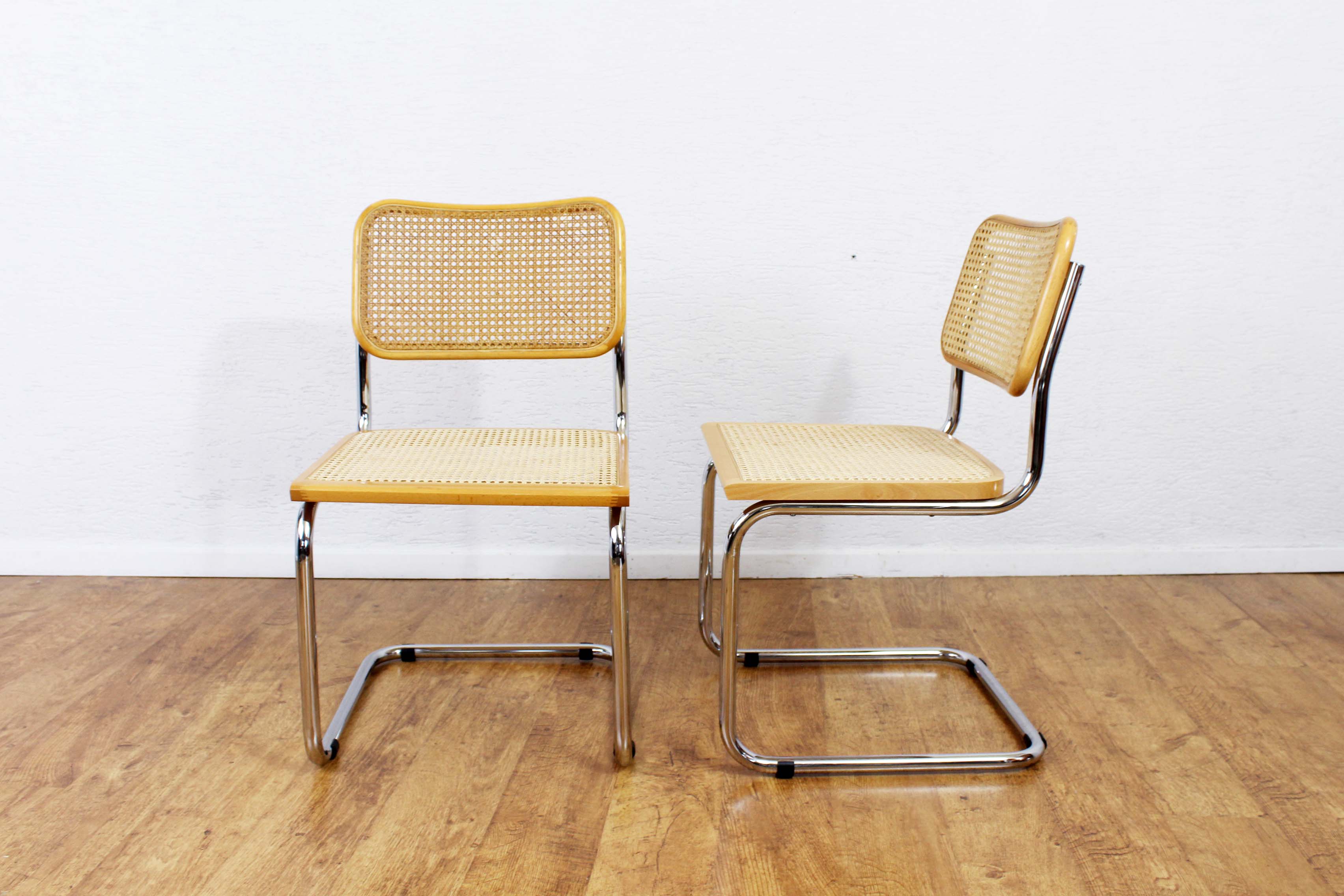 Pair of chairs Marcel Breuer B32 cesca model