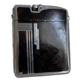 Vintage 1930s metal cigarette case Art Deco Ronson USA - 10.5 x 8.5 cm