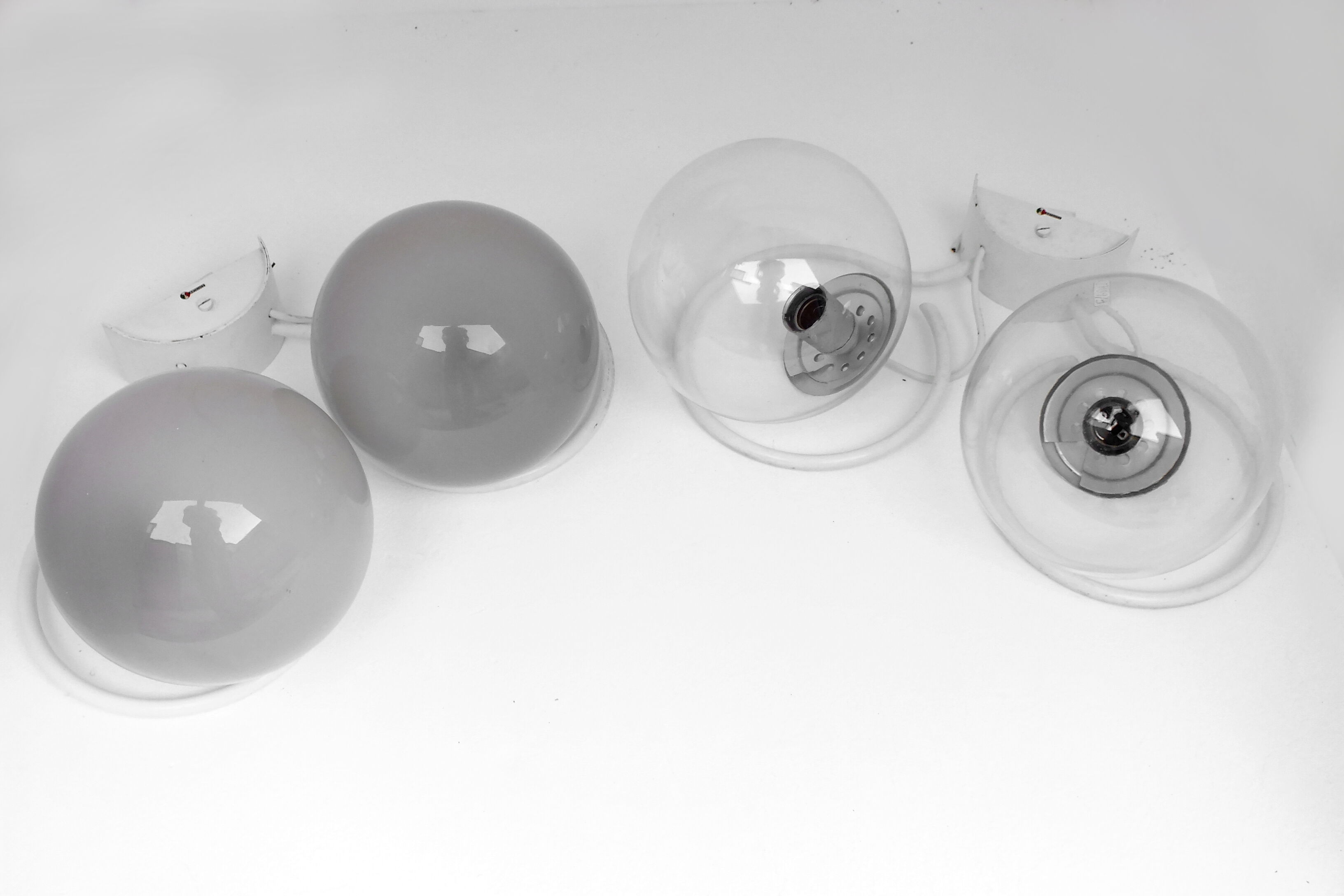 Set two wall lamps 327/2 Gino Sarfatti design Arteluce Italy, 1959